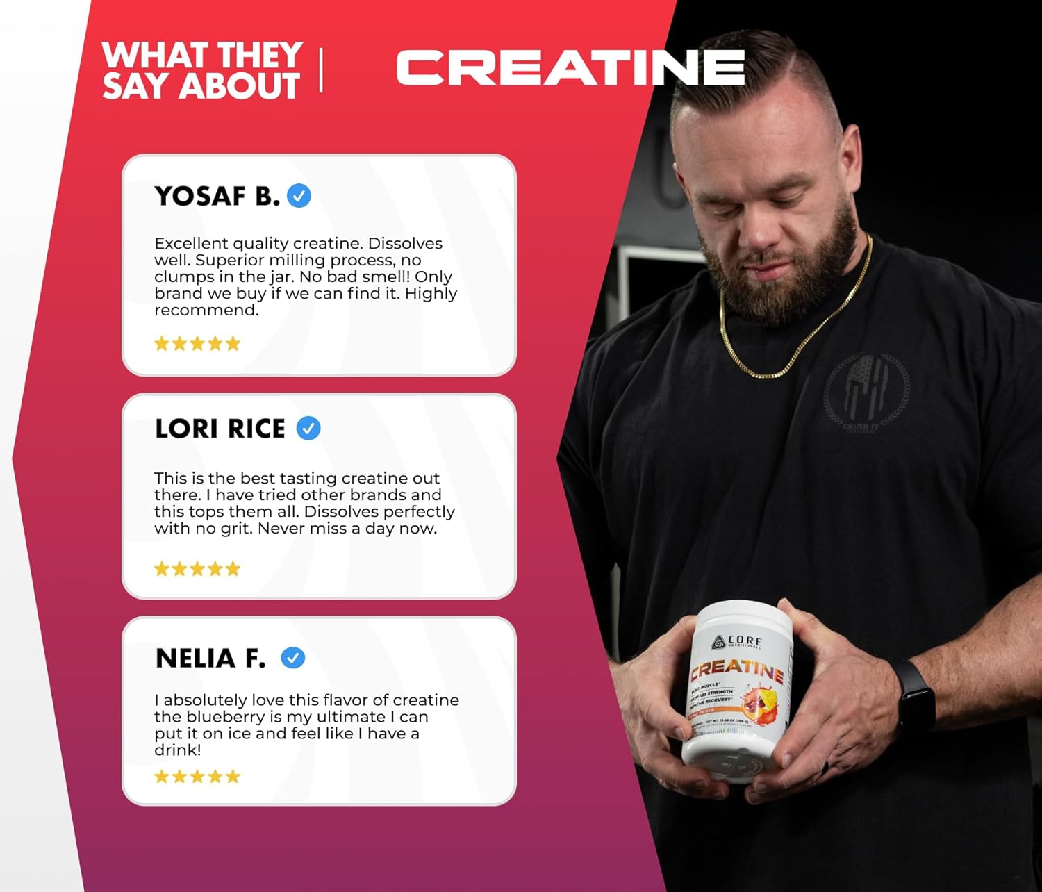 پودر کراتین Core Nutritionals – 50 وعده، طعم لیمو