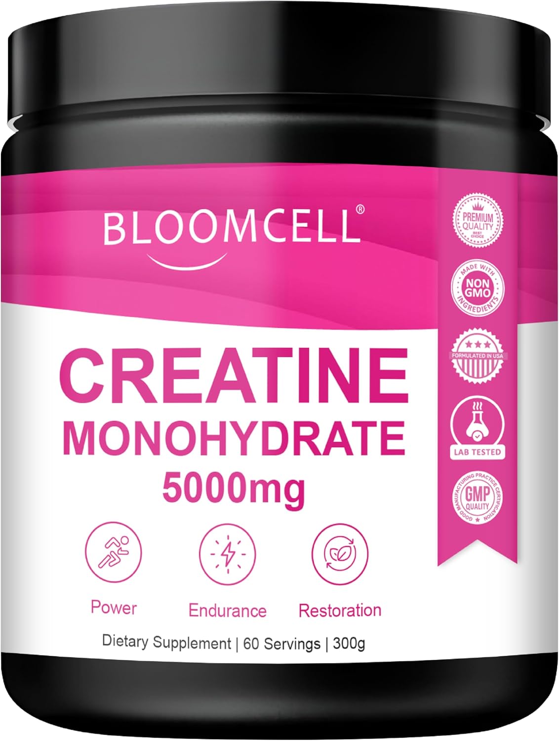 پودر کراتین مونوهیدرات Bloomcell – بدون طعم، میکرونیزه