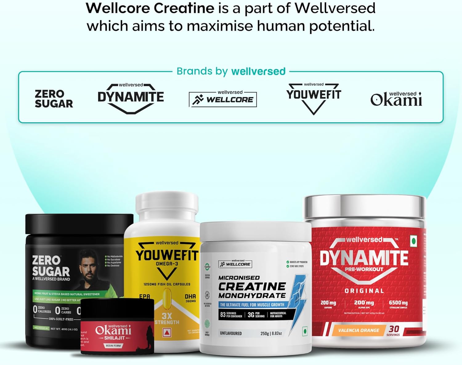 پودر کراتین Wellcore – 122 گرم