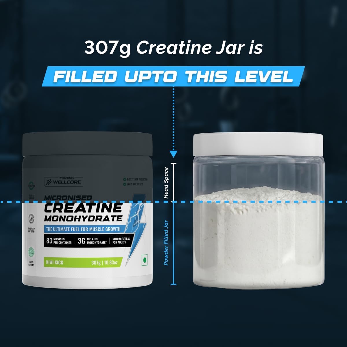 پودر کراتین Wellcore – 307 گرم