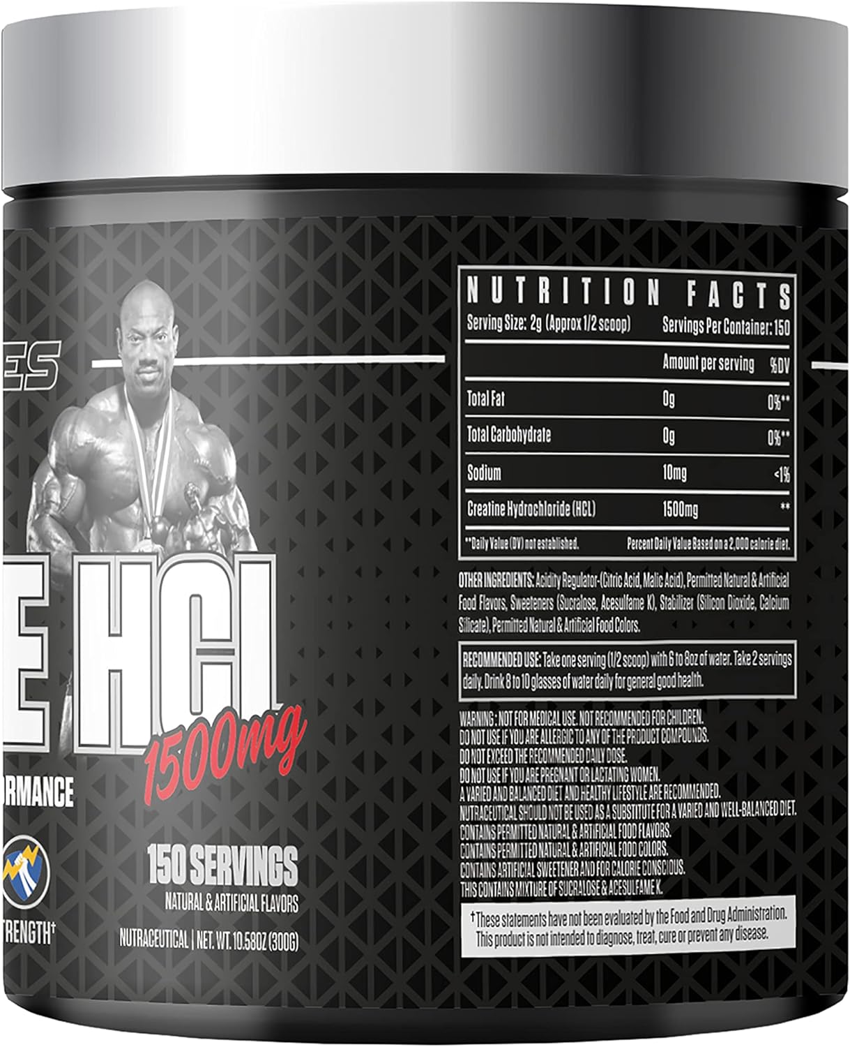 پودر کراتین HCL DEXTER JACKSON – 300 گرم، 150 وعده، طعم تمشک آبی