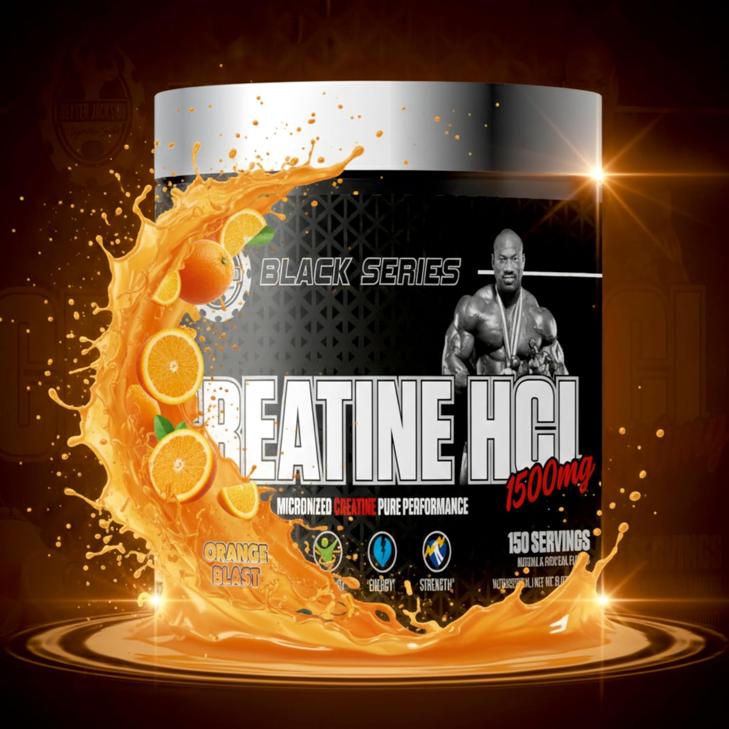 پودر کراتین HCL DEXTER JACKSON – 300 گرم، 150 وعده، طعم تمشک آبی