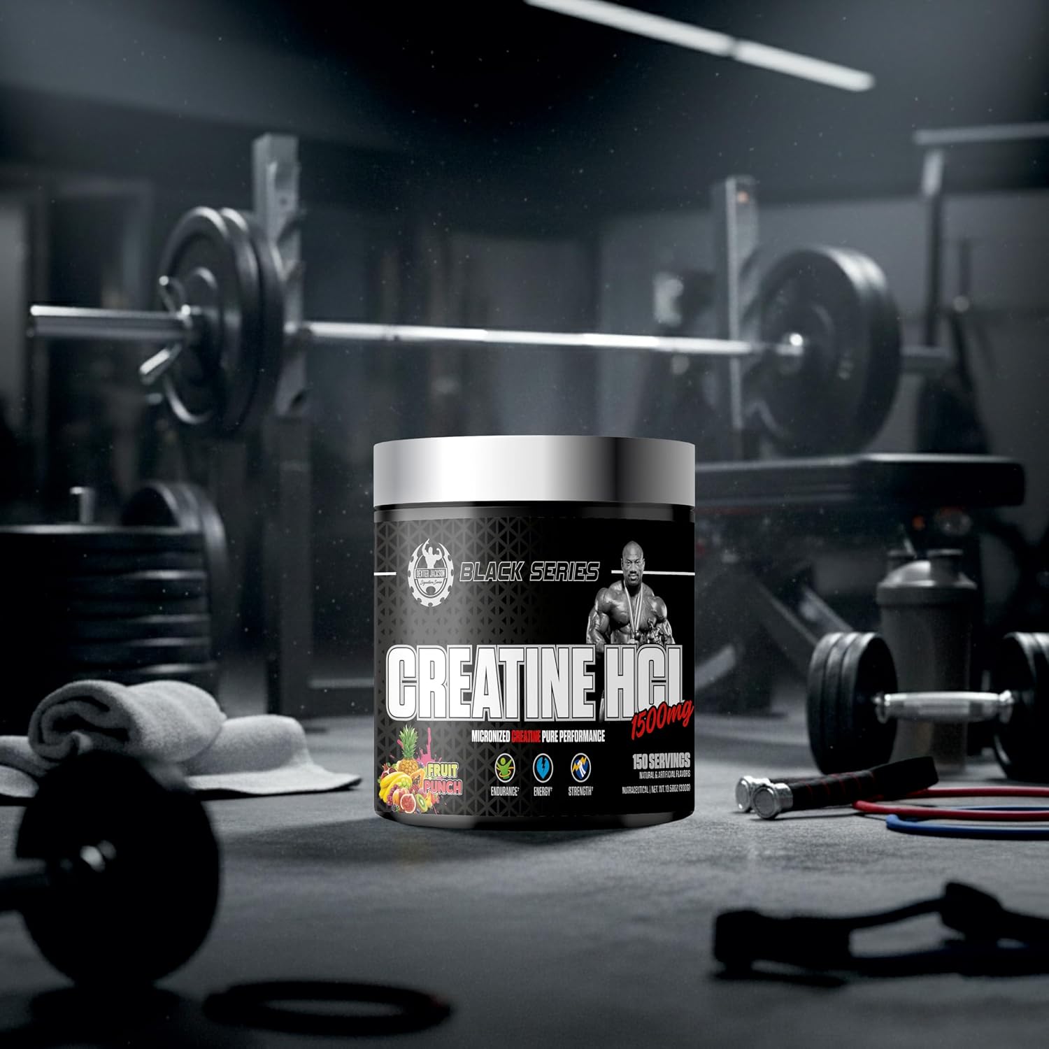پودر کراتین HCL DEXTER JACKSON – 300 گرم، 150 وعده، طعم تمشک آبی