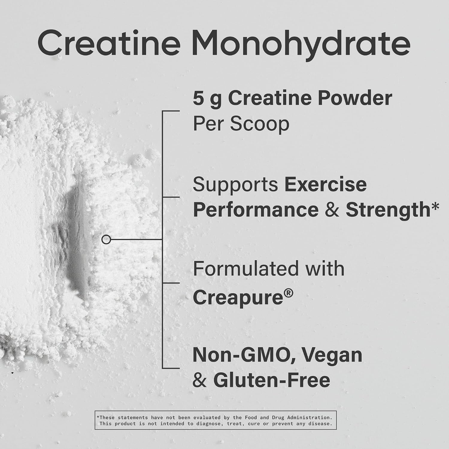 پودر کراتین مونوهیدرات Sports Research Creapure – 5 گرم، 90 وعده، بدون طعم