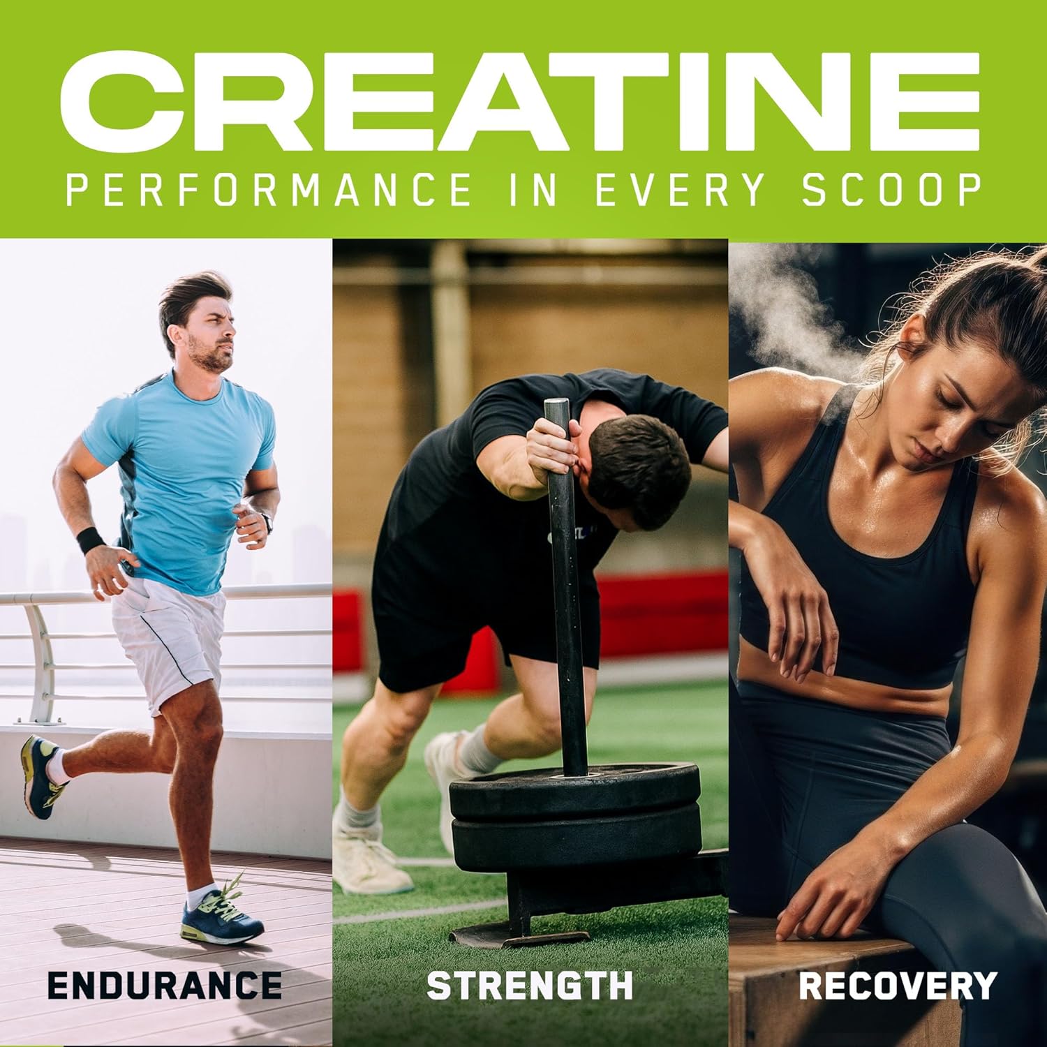 پودر کراتین مونوهیدرات Applied Nutrition Creapure – 250 گرم، 50 وعده، بدون طعم