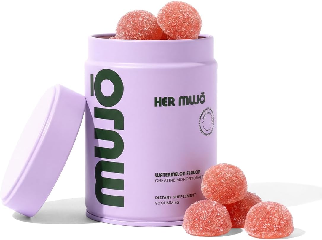 پاستیل کراتین مونوهیدرات MUJO – 5 گرم، طعم هندوانه، وگان