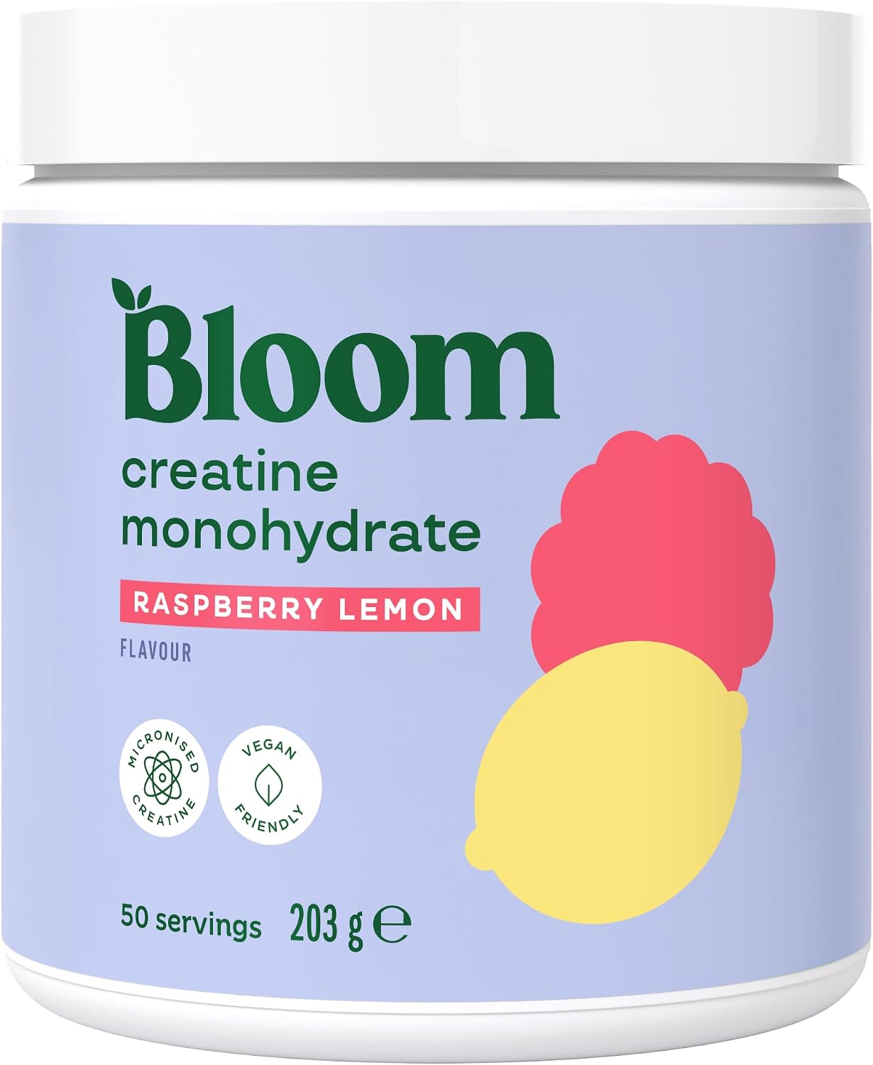 پودر کراتین مونوهیدرات Bloom Nutrition – طعم تمشک، میکرونیزه