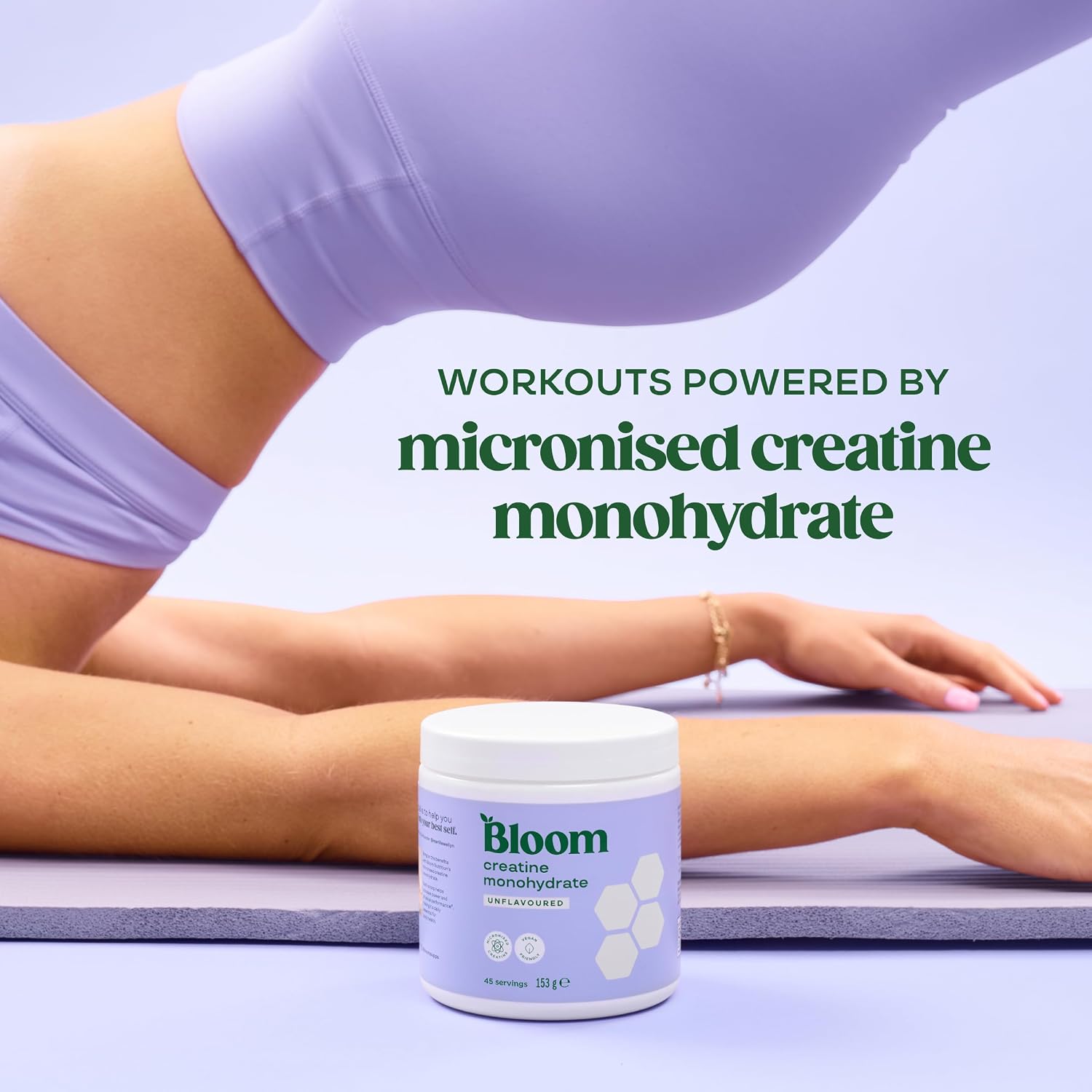 پودر کراتین مونوهیدرات Bloom Nutrition – طعم تمشک، میکرونیزه