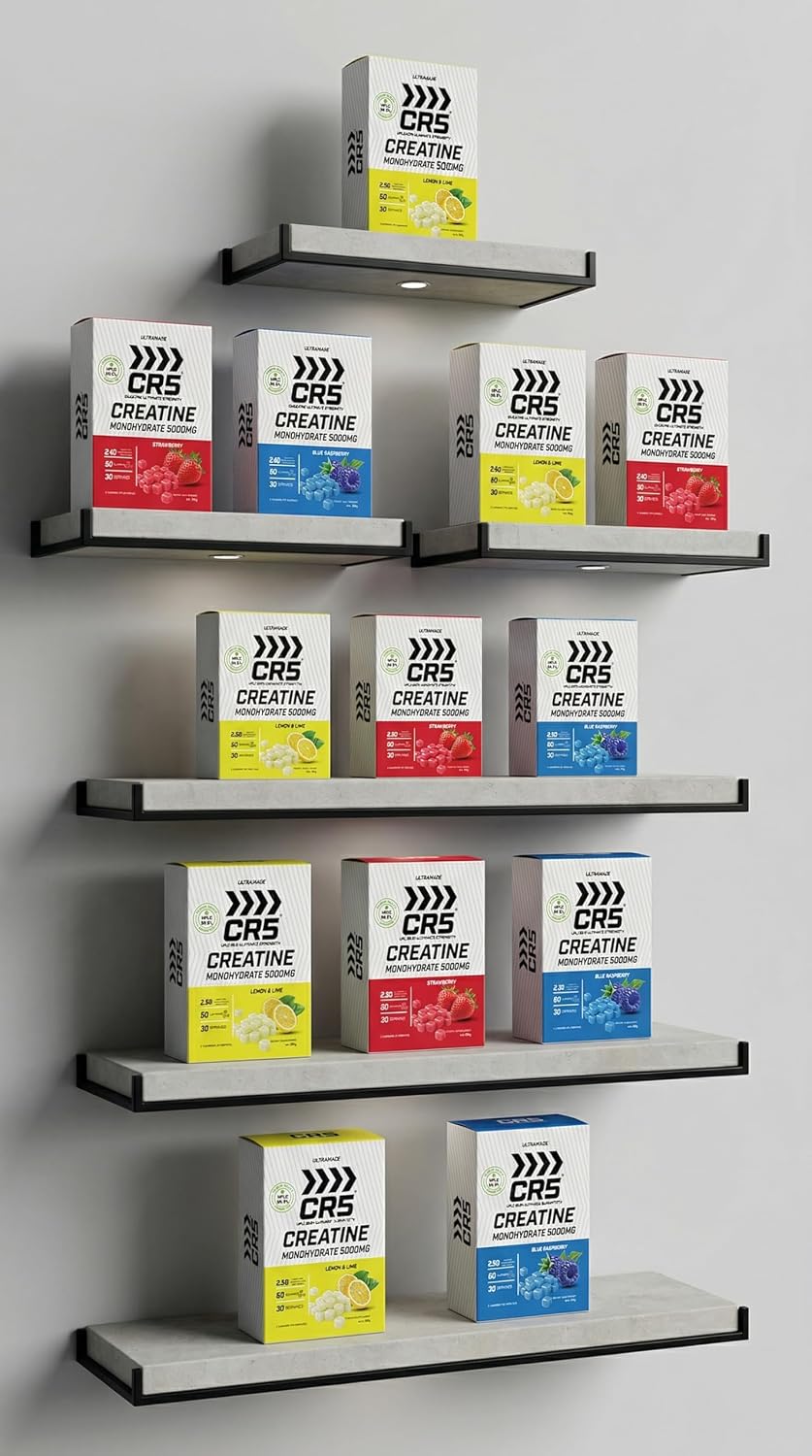 پاستیل کراتین مونوهیدرات UltraMade – 60 پاستیل، طعم لیمو