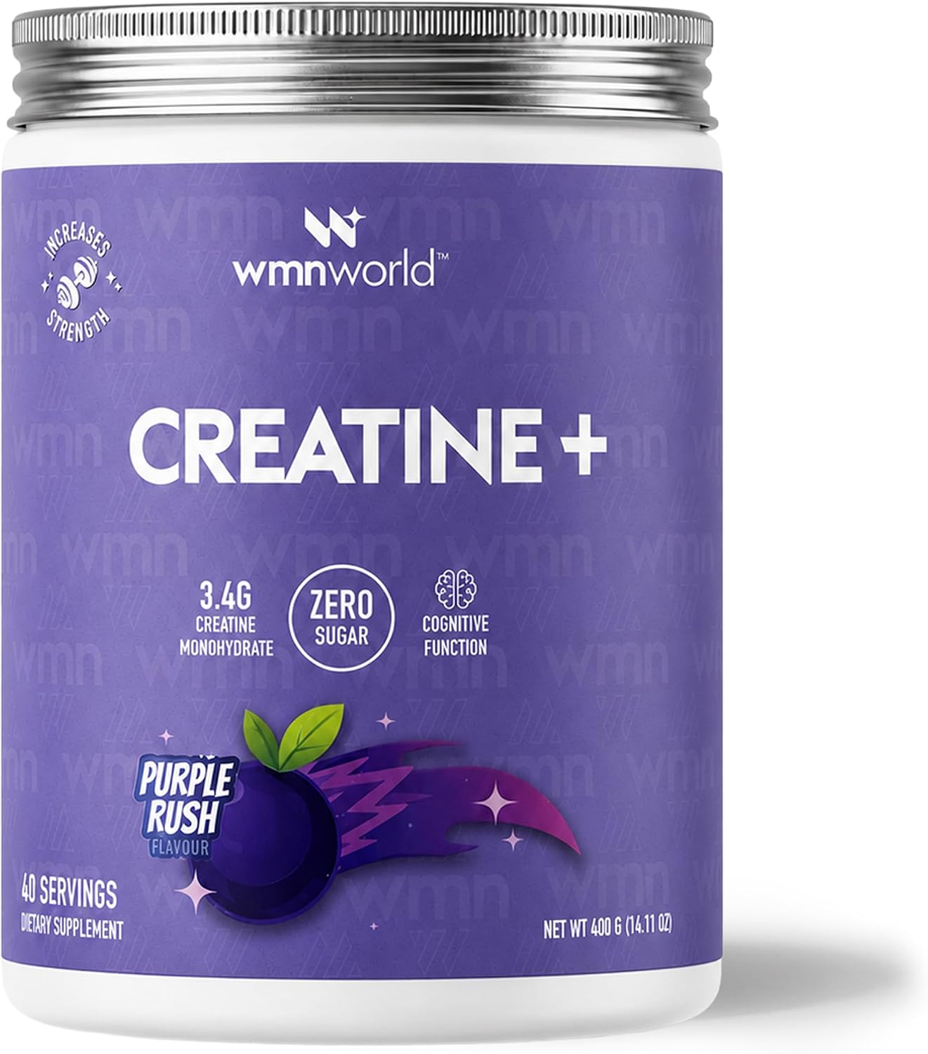 پودر کراتین مونوهیدرات WMN world – 40 وعده، میکرونیزه