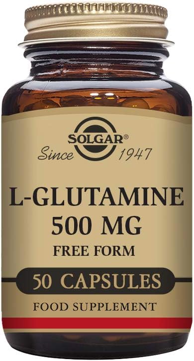 کپسول ال-گلوتامین Solgar، 500 میلی‌گرم