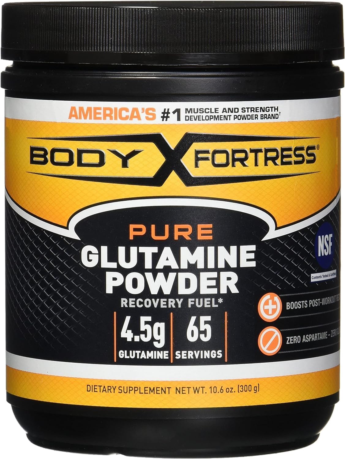 پودر ال-گلوتامین Body Fortress، 300 گرم