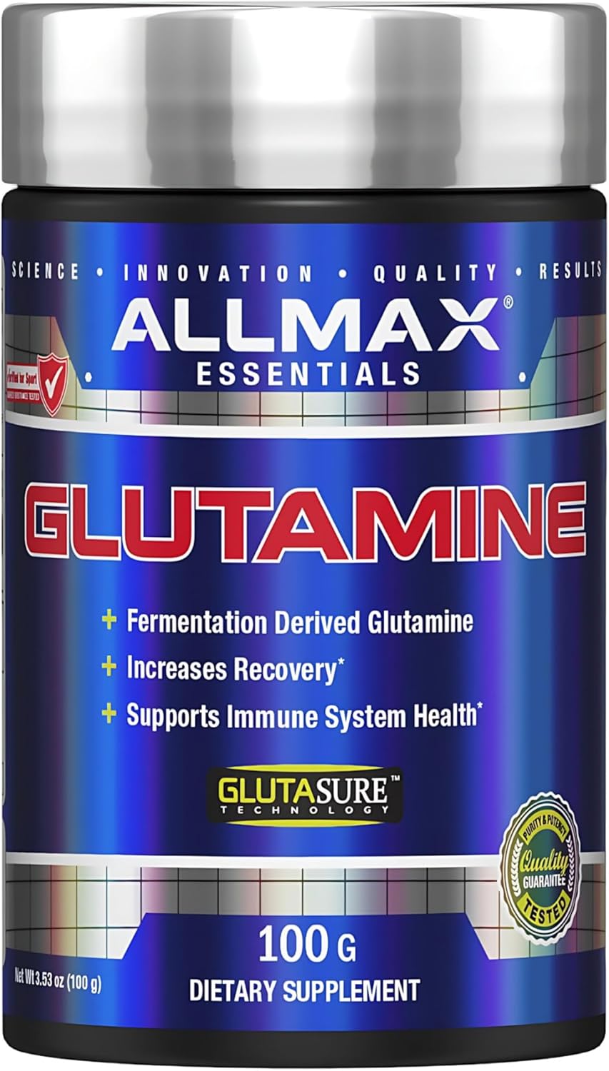 پودر ال-گلوتامین ALLMAX، 140 گرم