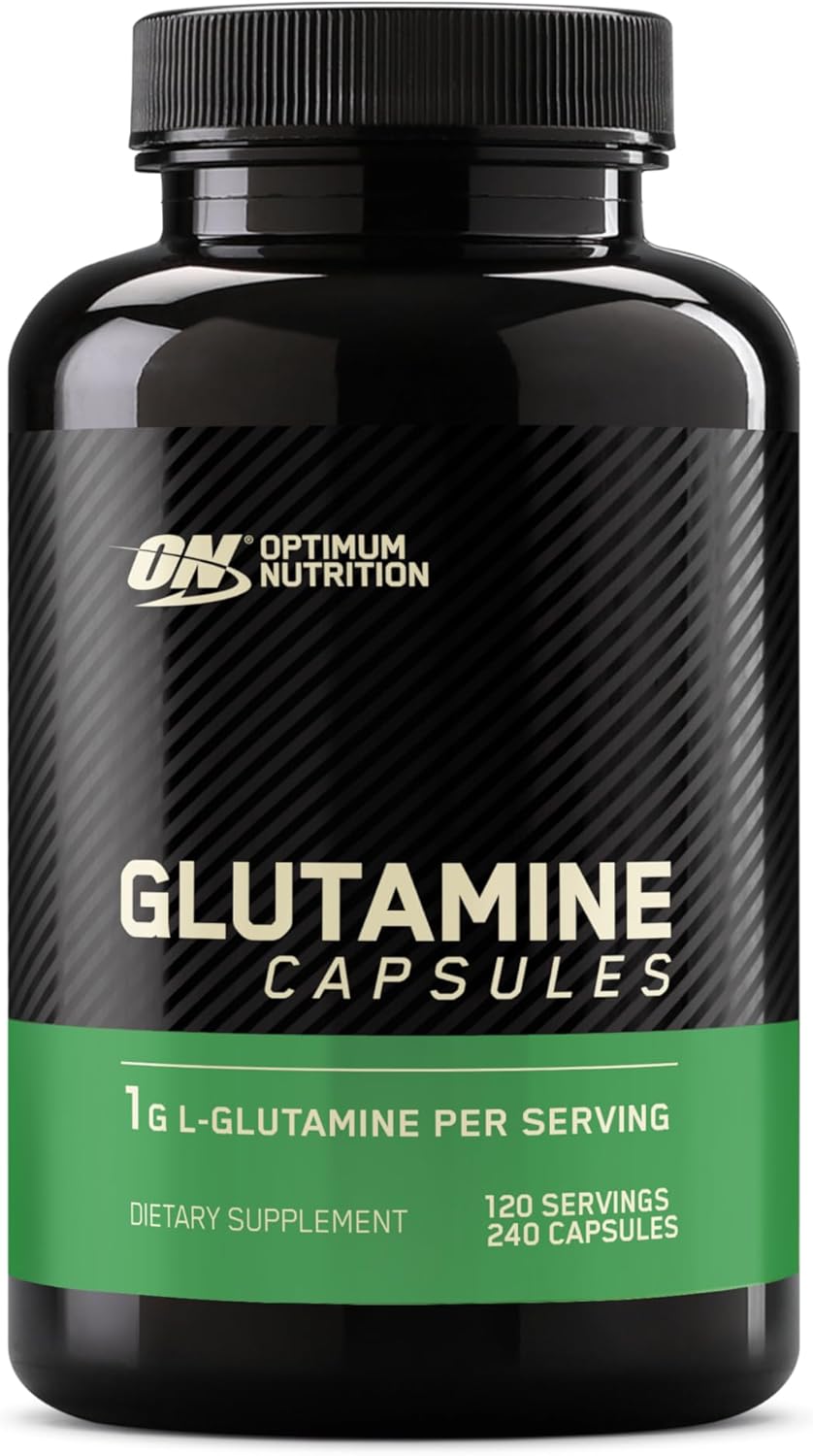 کپسول ال-گلوتامین Optimum Nutrition، 0.5 گرم، 240 کپسول