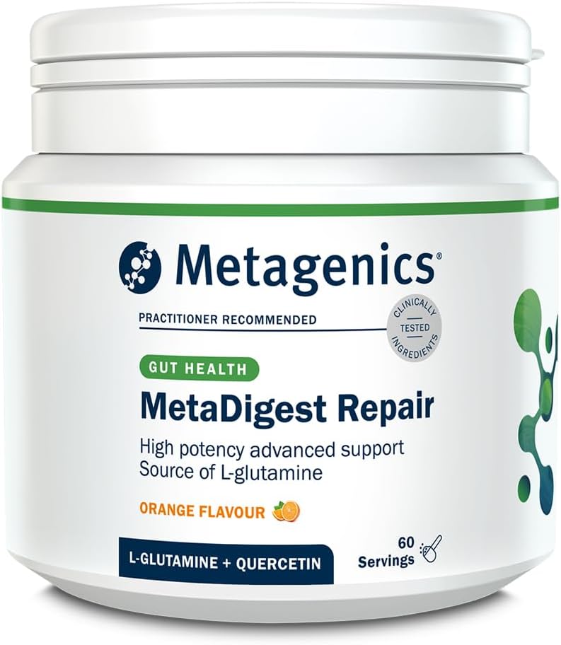 پودر ال-گلوتامین Metagenics مدل MetaDigest Repair، 60 وعده، طعم پرتقال