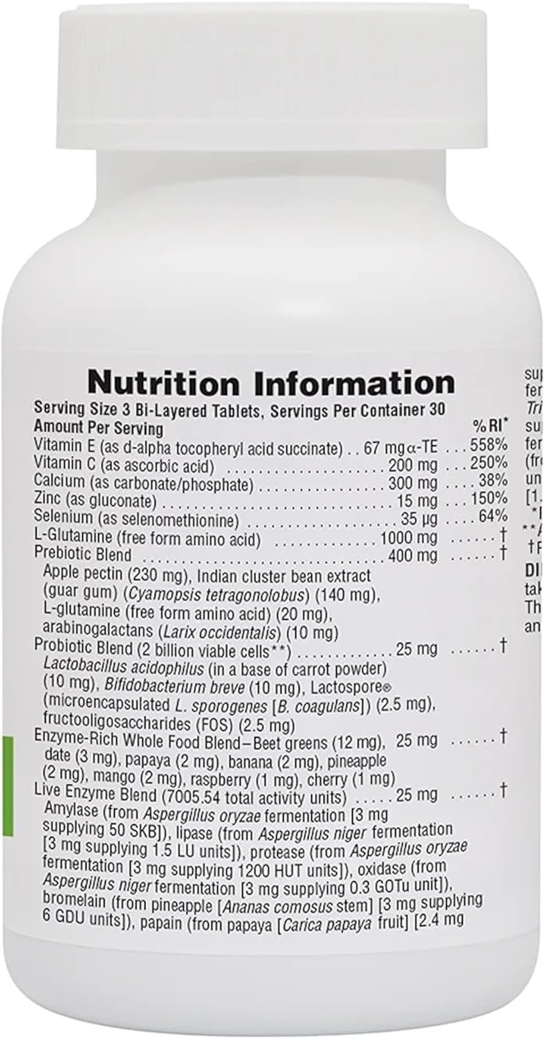 قرص مکمل سلامت گوارش Nature's Plus مدل GI Natural، 90 قرص