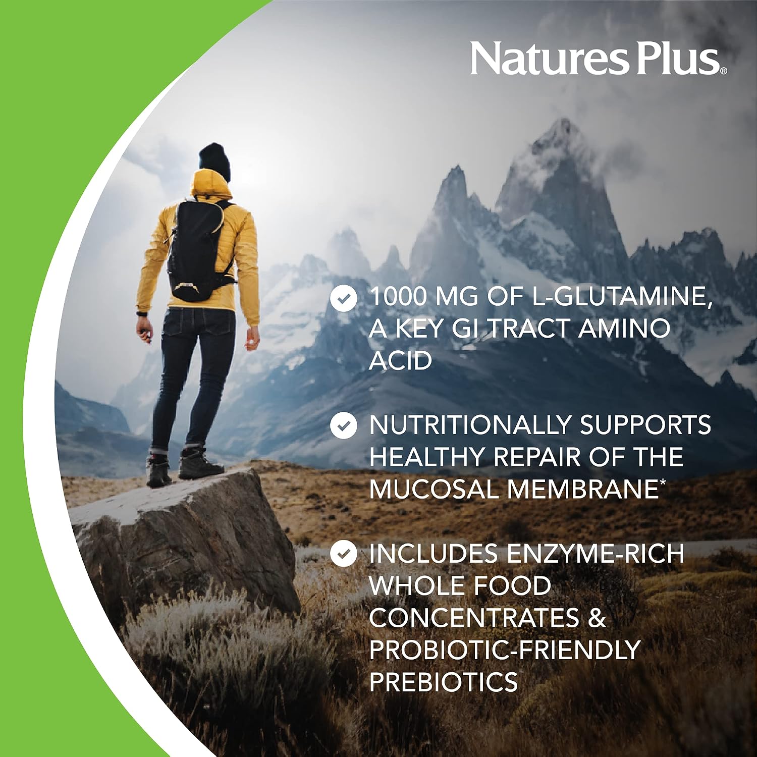 قرص مکمل سلامت گوارش Nature's Plus مدل GI Natural، 90 قرص