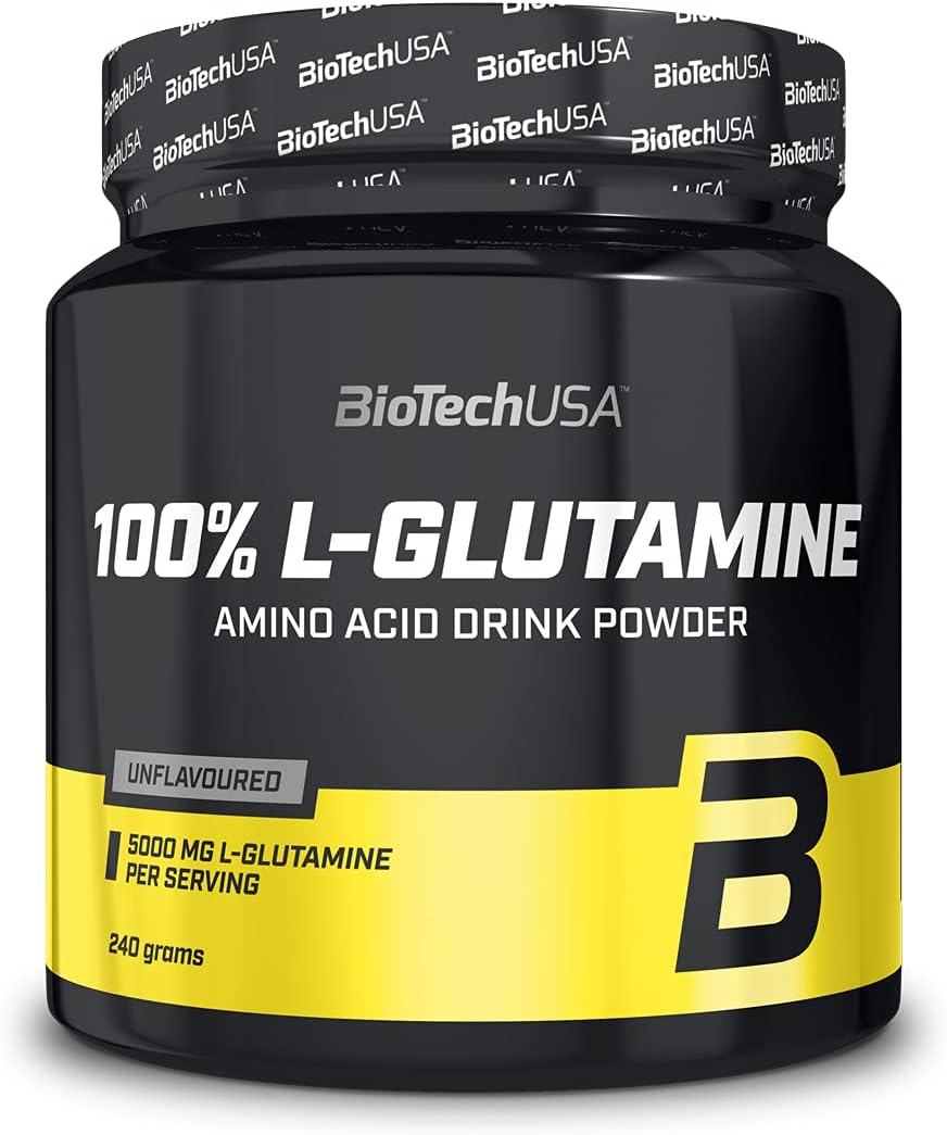 پودر ال-گلوتامین BioTechUSA، 240 گرم