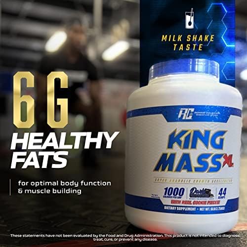 پودر پروتئین وی Ronnie Coleman Signature Series مدل King Mass XL، 180 گرم، طعم شکلات