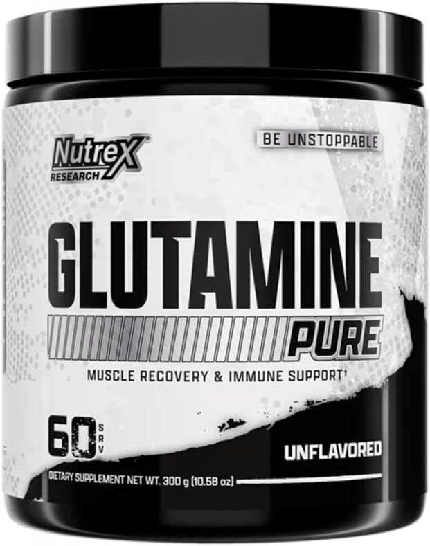 پودر ال-گلوتامین Nutrex Research مدل Glutamine Drive، 300 گرم