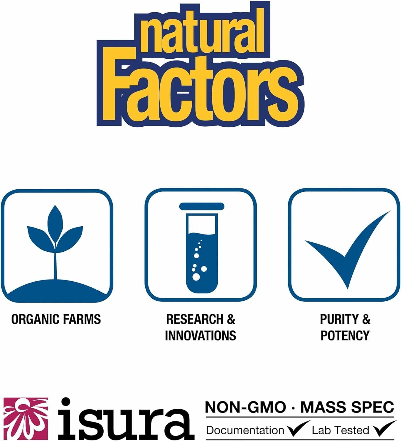 پودر ال-گلوتامین Natural Factors مدل Glutamine 5000، 470 میلی‌لیتر، 90 وعده