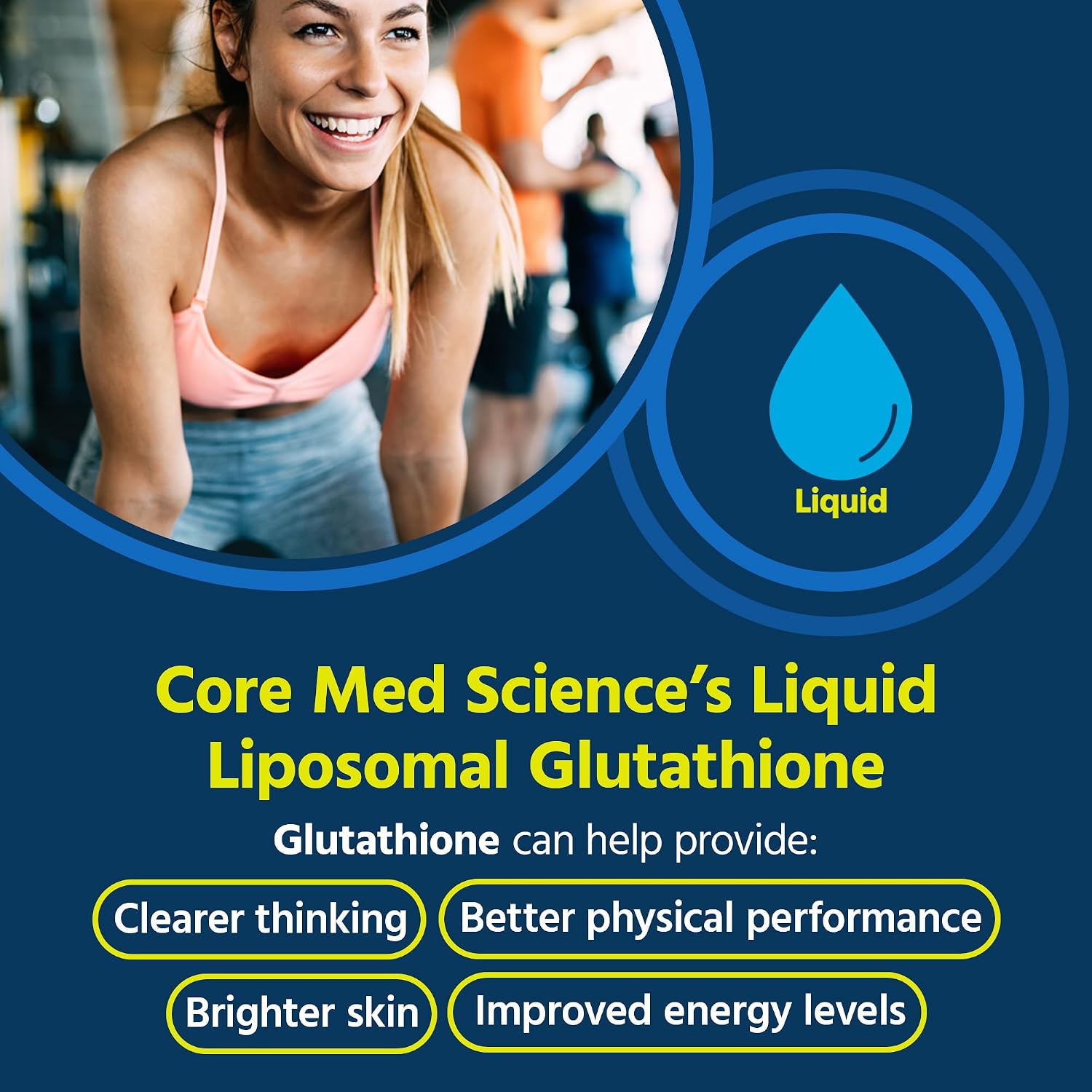 پودر گلوتاتیون Core Med Science، 500 میلی‌گرم، طعم مرکبات