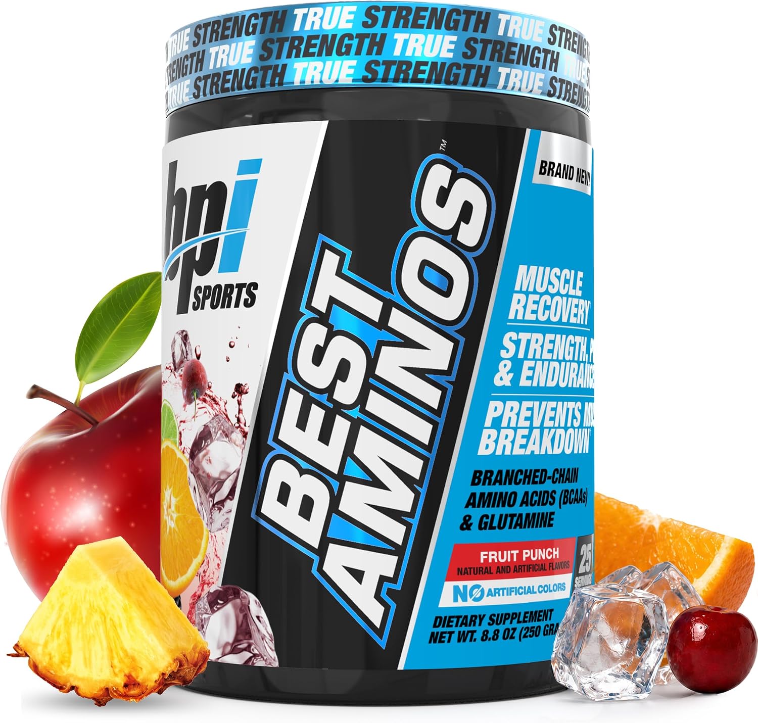 پودر آمینو اسید و گلوتامین BPI Sports، 25 وعده، طعم فروت پانچ