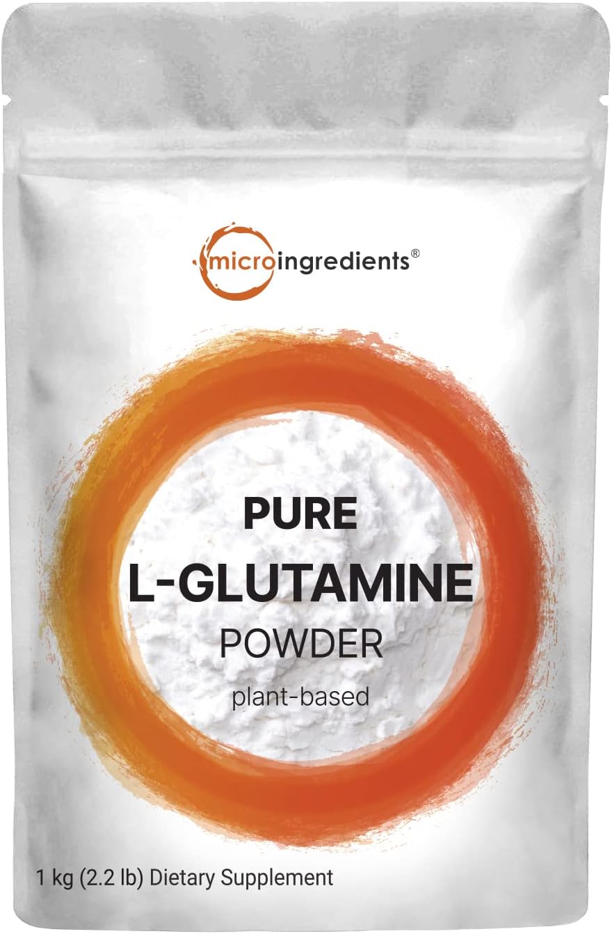 پودر ال-گلوتامین Micro Ingredients، 1 کیلوگرم