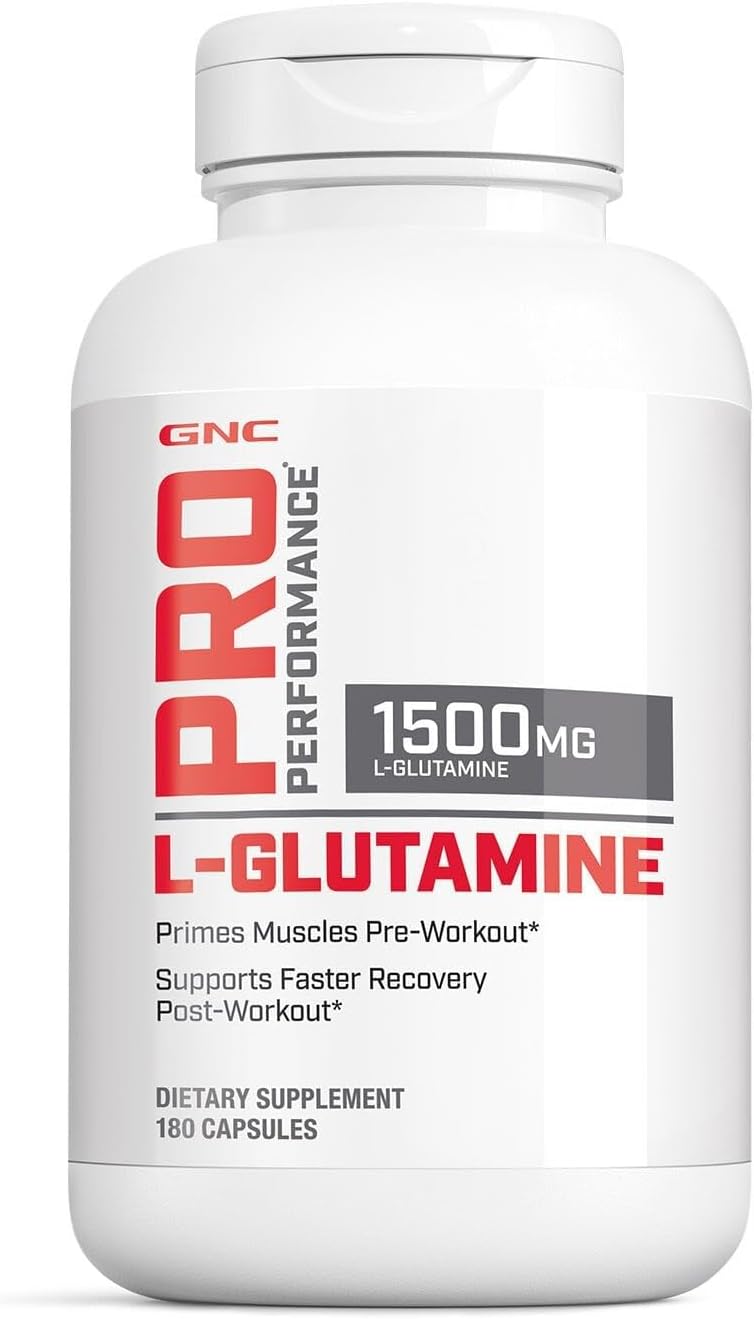 پودر ال-گلوتامین GNC، 1500 میلی‌گرم