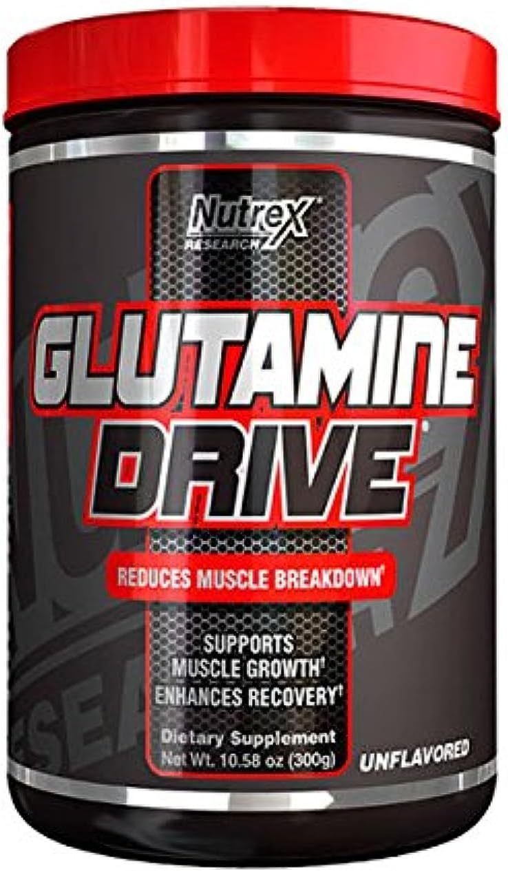 پودر ال-گلوتامین Nutrex Research مدل Glutamine Drive، 300 گرم