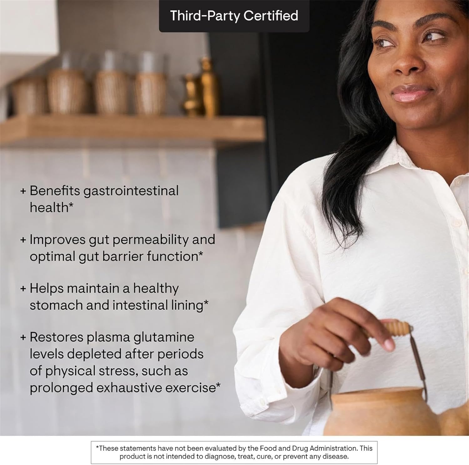 کپسول ال-گلوتامین THORNE، 90 کپسول