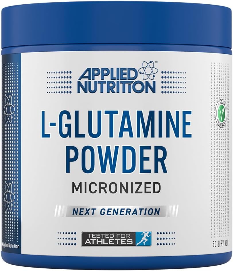 پودر ال-گلوتامین Applied Nutrition، 250 گرم، 50 وعده، بدون طعم