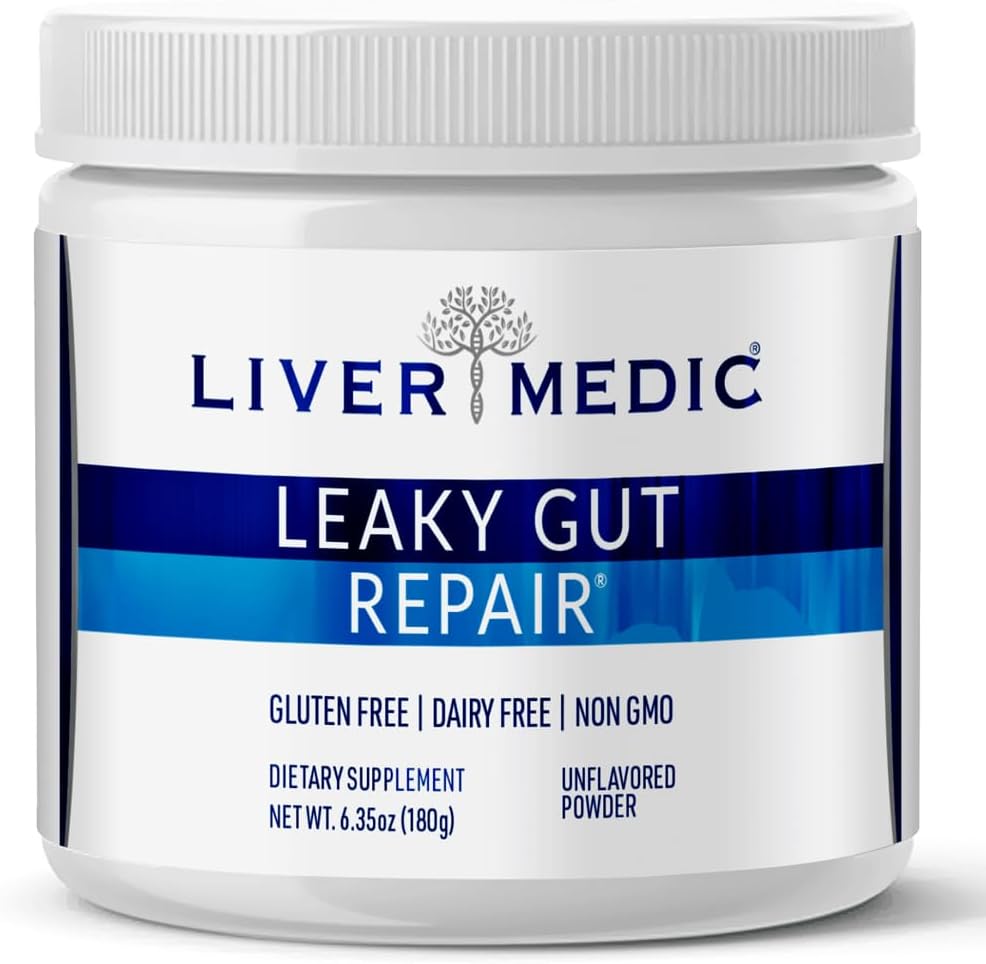 پودر مکمل سلامت گوارش Liver Medic، 180 گرم، بدون طعم