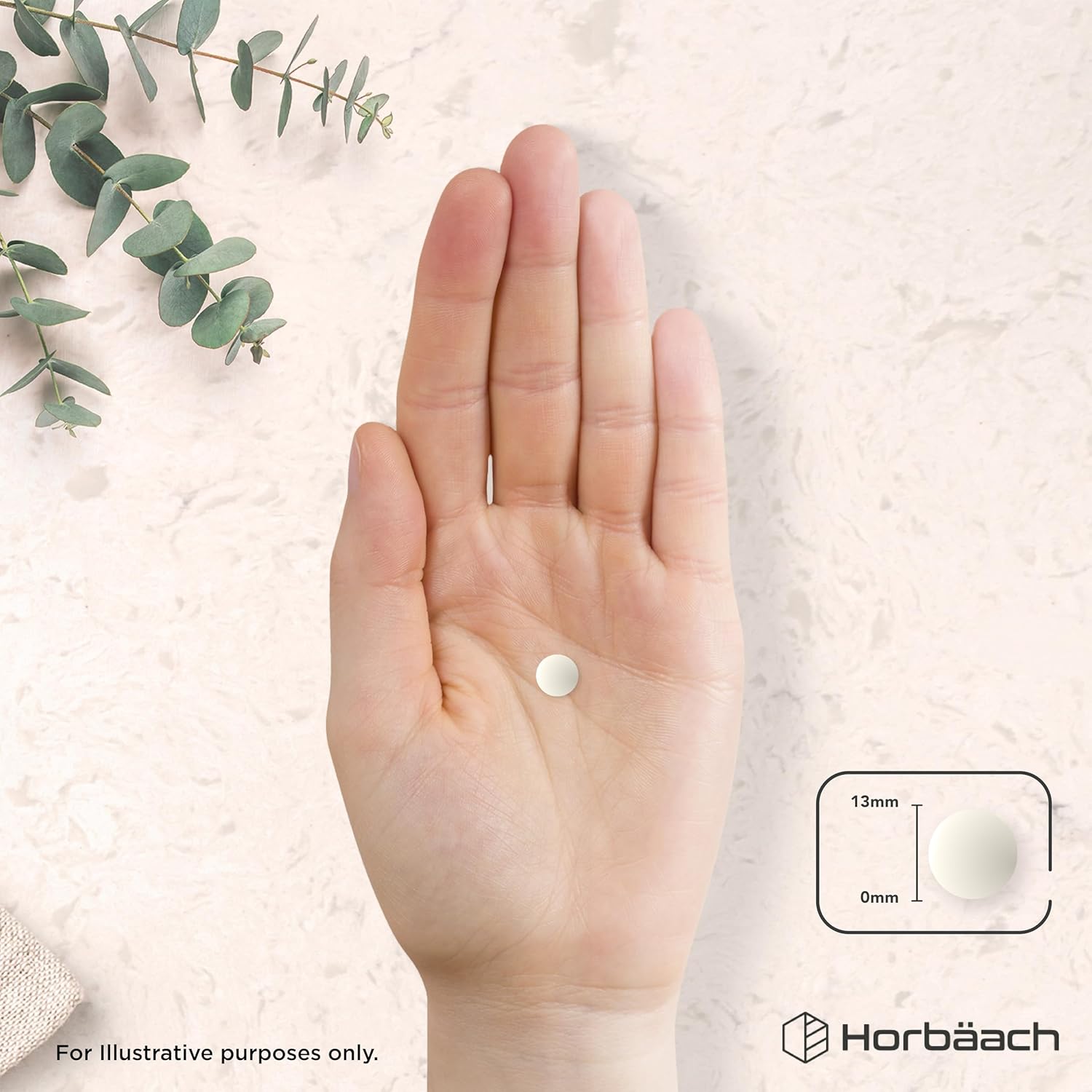 قرص ال-گلوتامین Horbäach، 1000 میلی‌گرم