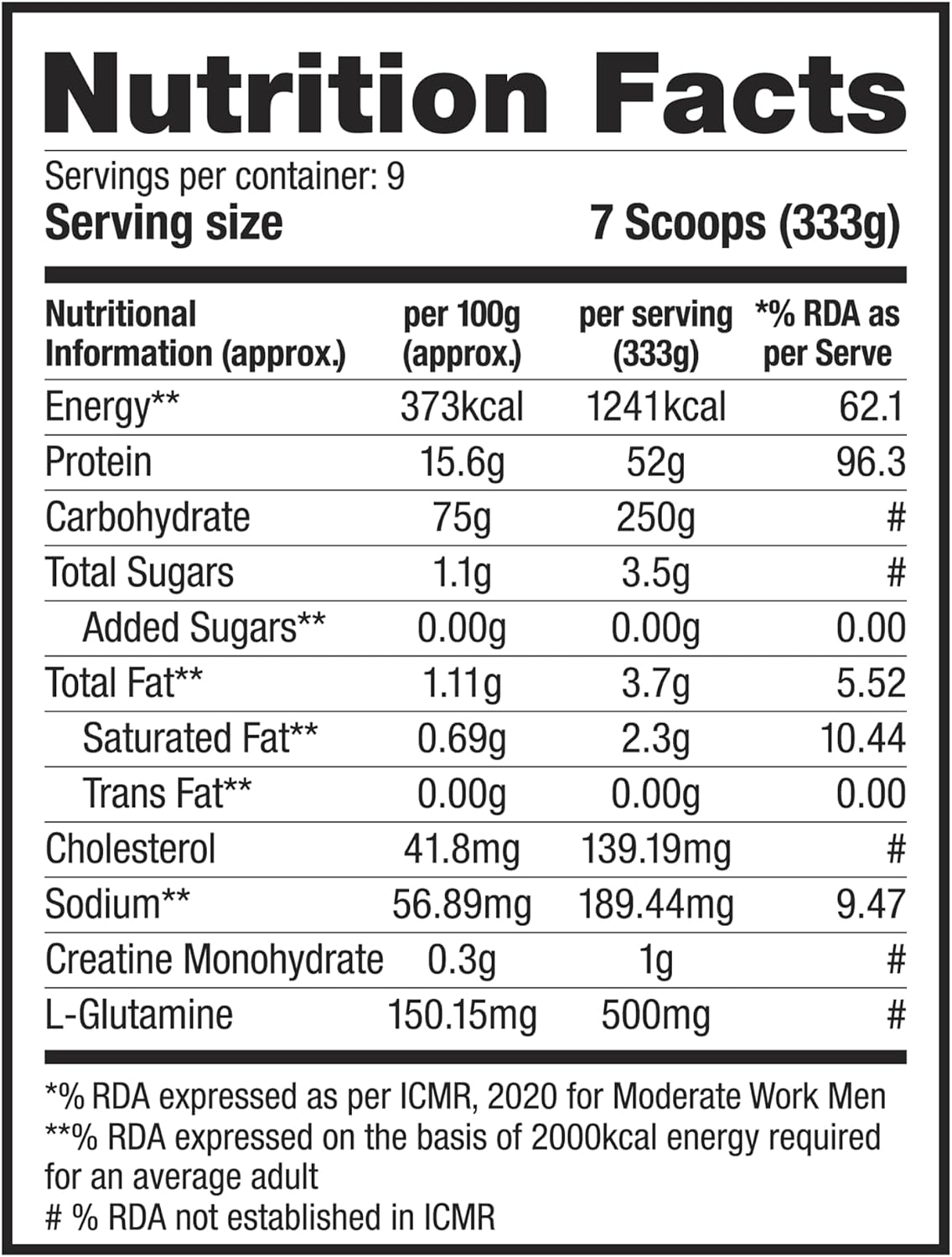 پودر گینر افزایش وزن Labrada، 3 کیلوگرم، طعم موکا