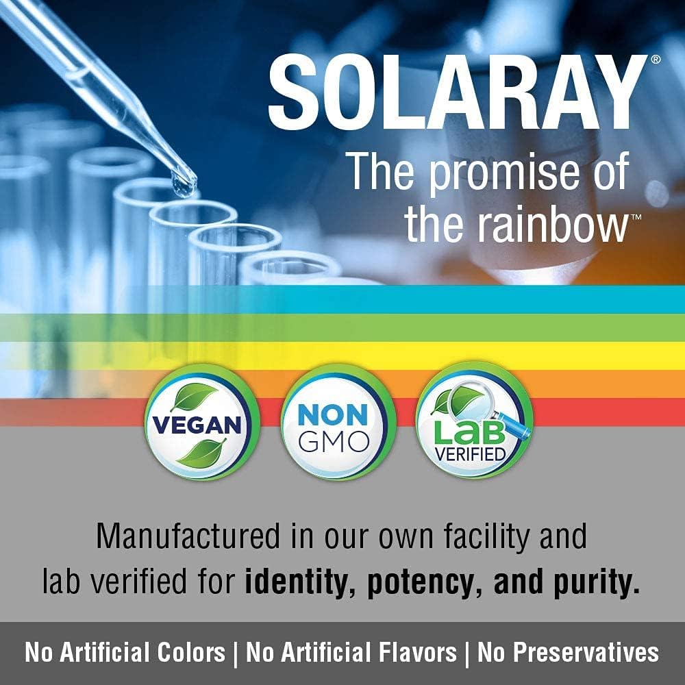 کپسول ال-گلوتامین SOLARAY، 500 میلی‌گرم