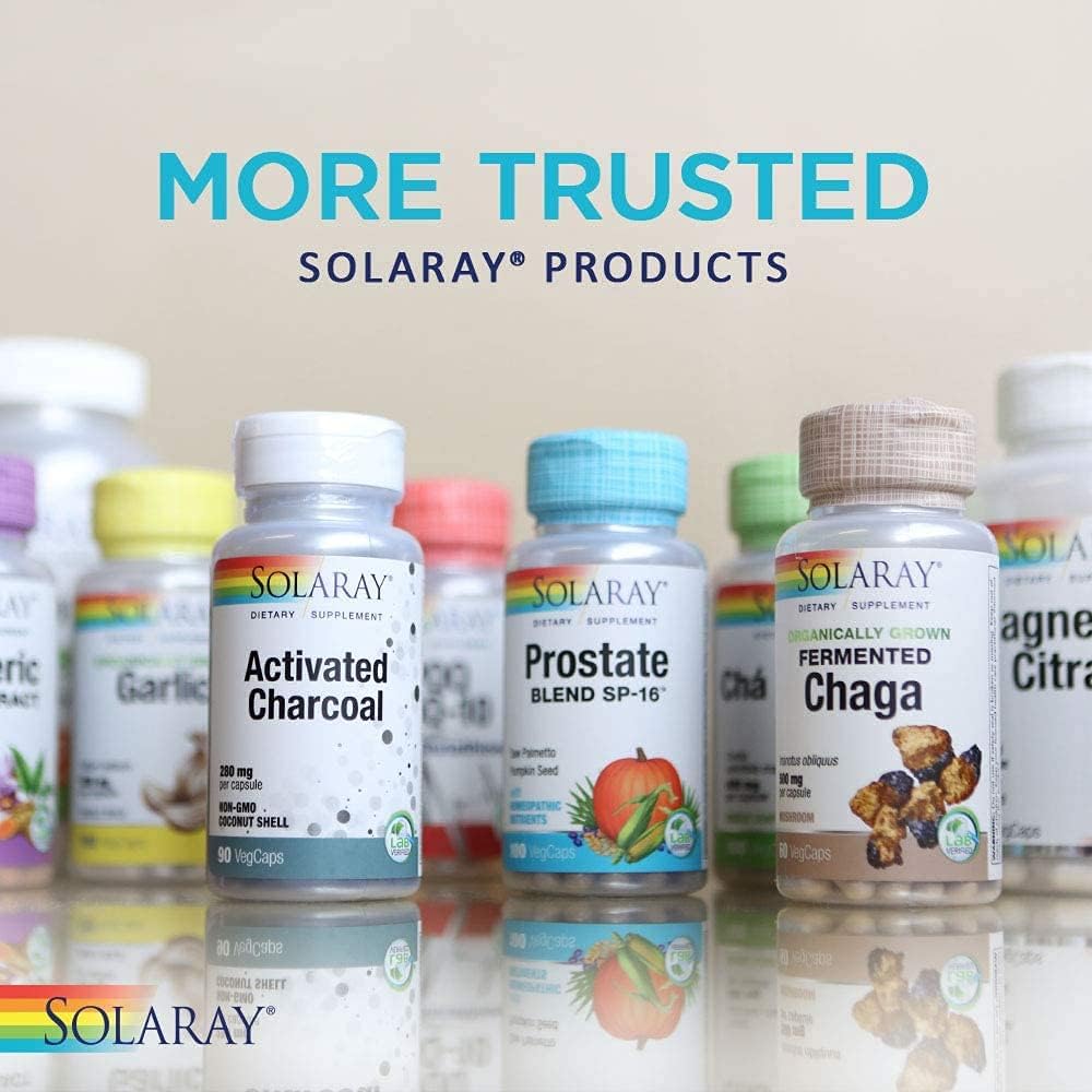 کپسول ال-گلوتامین SOLARAY، 500 میلی‌گرم
