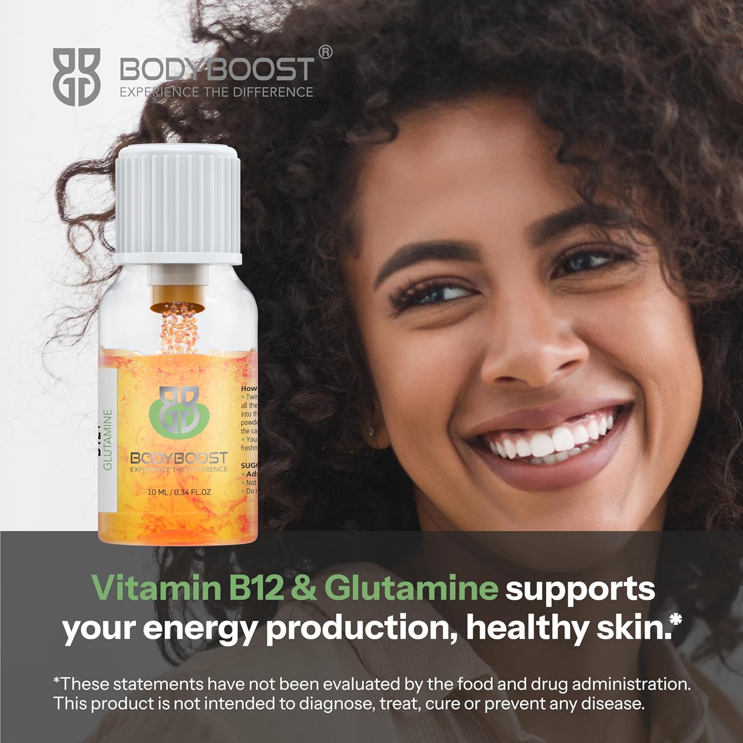 پودر ال-گلوتامین BODYBOOST EXPERIENCE THE DIFFERENCE