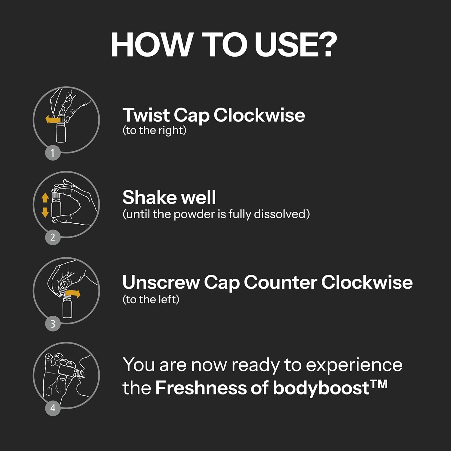 پودر ال-گلوتامین BODYBOOST EXPERIENCE THE DIFFERENCE