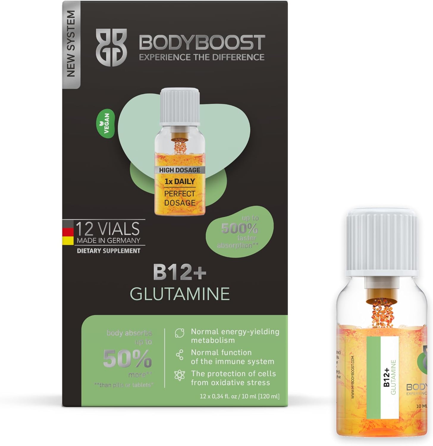 پودر ال-گلوتامین BODYBOOST EXPERIENCE THE DIFFERENCE