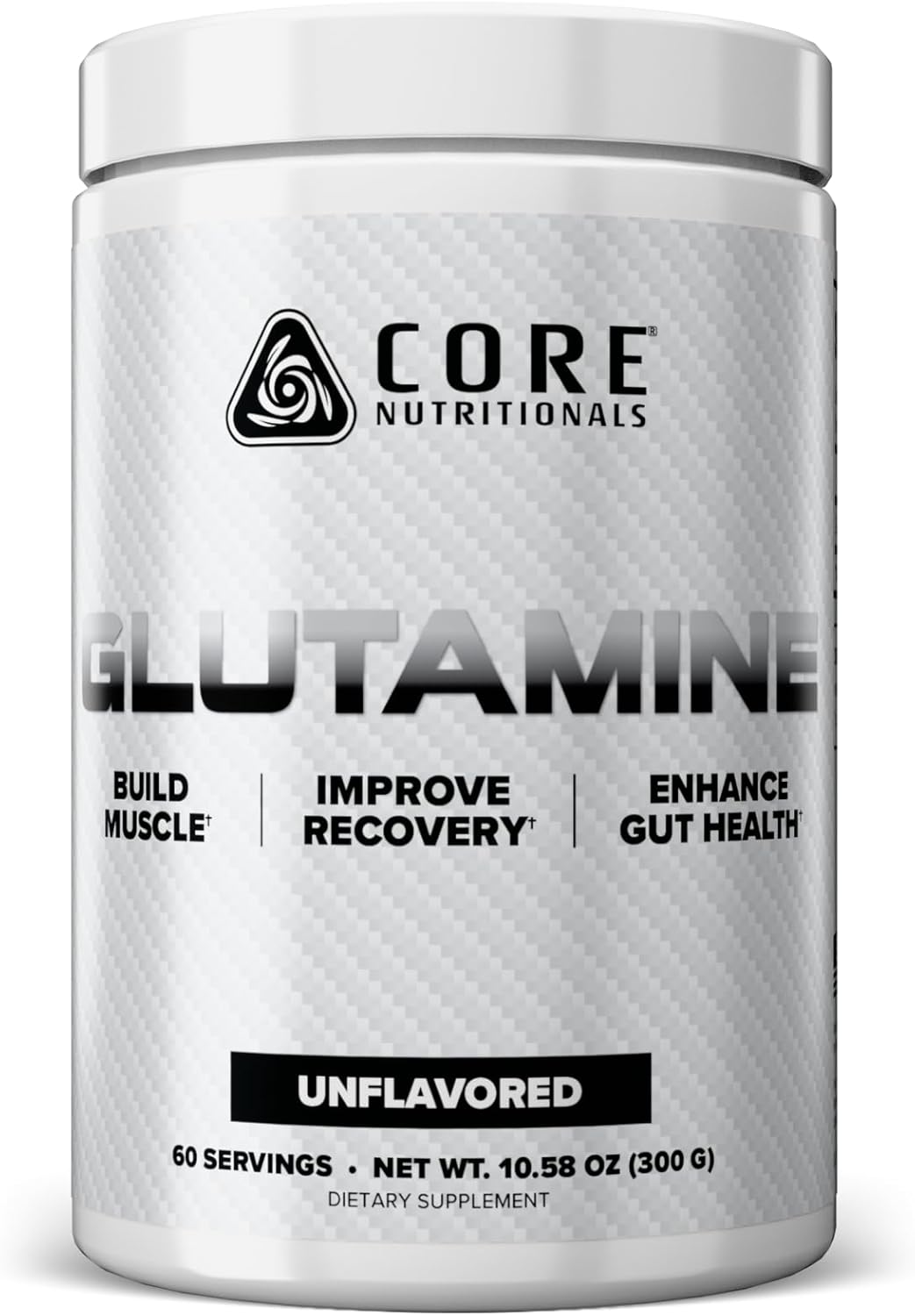 پودر ال-گلوتامین Core Nutritionals، 5000 میلی‌گرم، 60 وعده