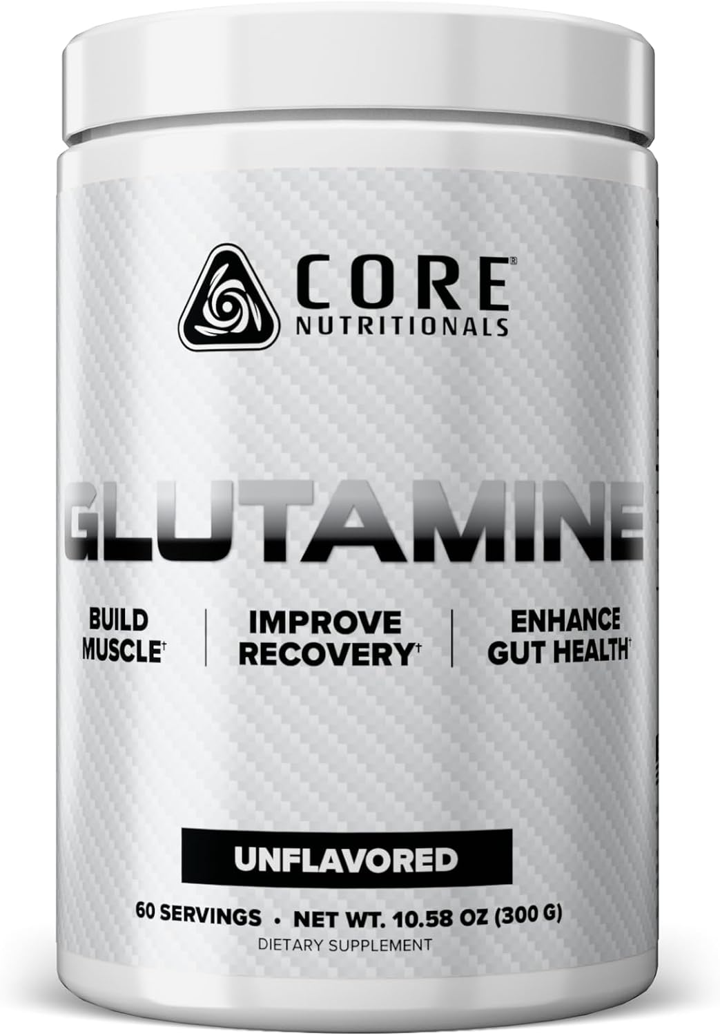 پودر ال-گلوتامین Core Nutritionals، 5000 میلی‌گرم، 60 وعده