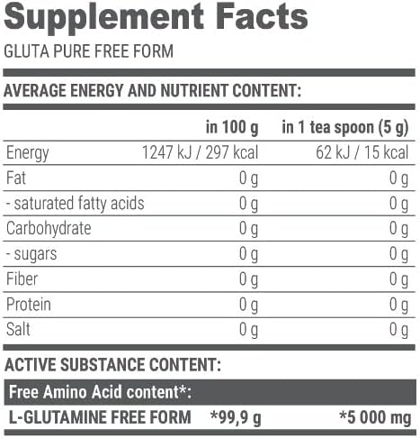 پودر ال-گلوتامین Extrifit مدل Gluta Pure، 300 گرم