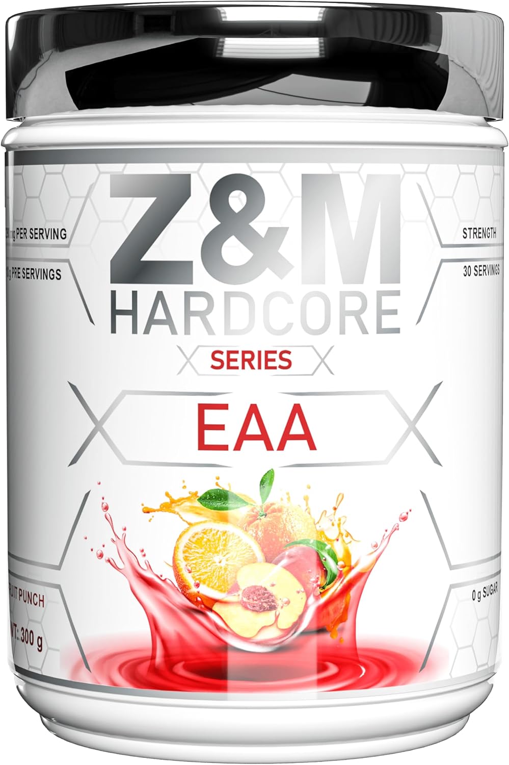 پودر آمینو اسید و گلوتامین Z&M HARDCORE، طعم فروت پانچ