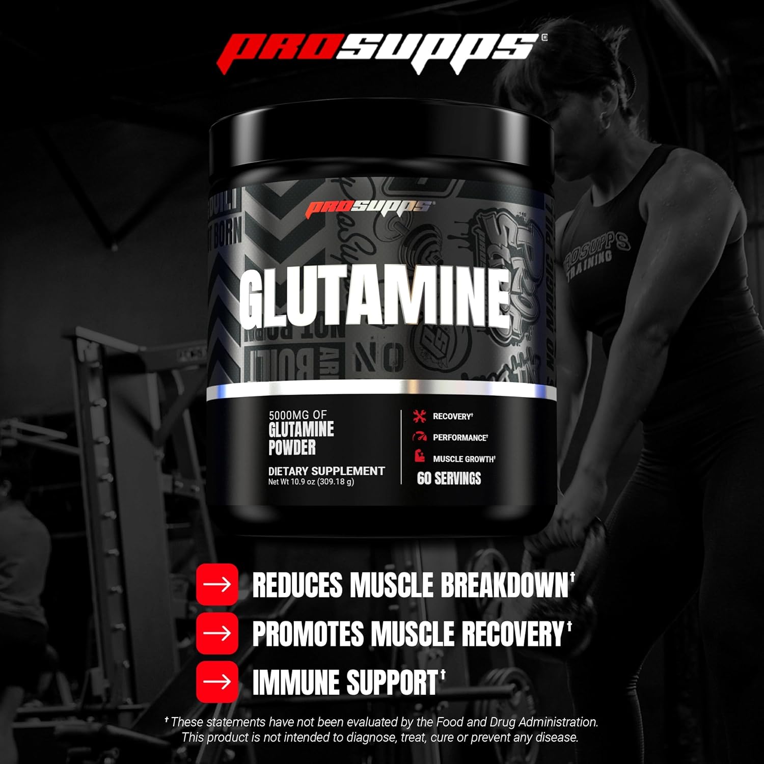 پودر ال-گلوتامین ProSupps، 60 وعده