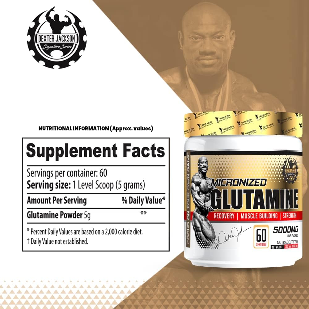 پودر ال-گلوتامین DEXTER JACKSON