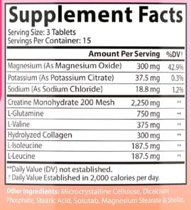 قرص کراتین و گلوتامین Angry Supplements