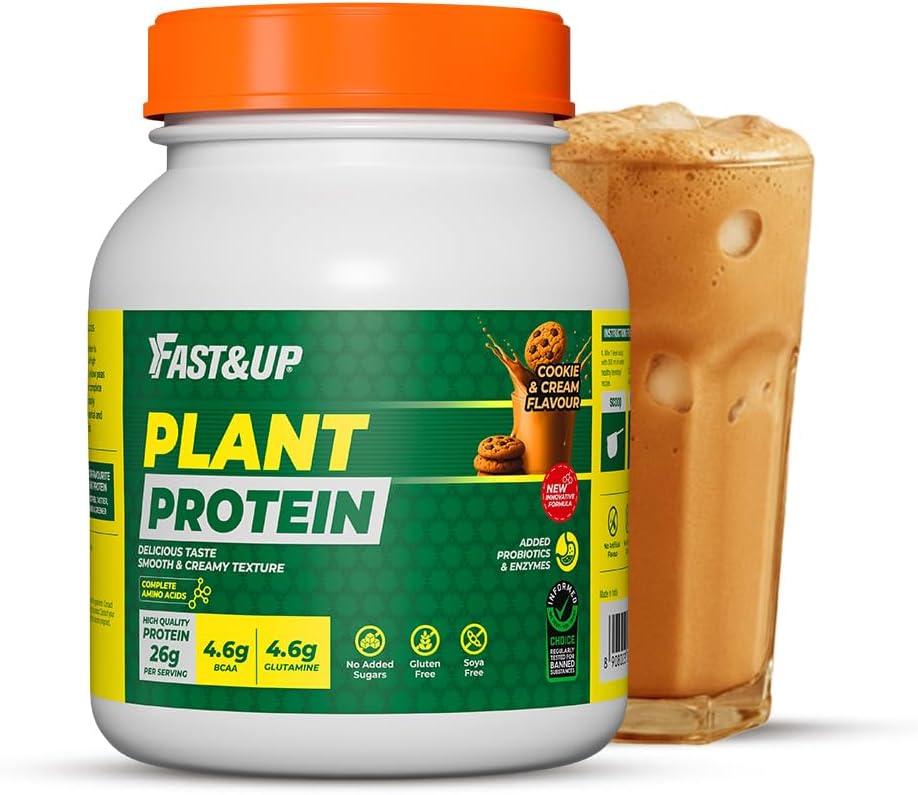 پودر پروتئین وی FAST&UP، 26 گرم، 25 وعده، طعم کوکی و کرم