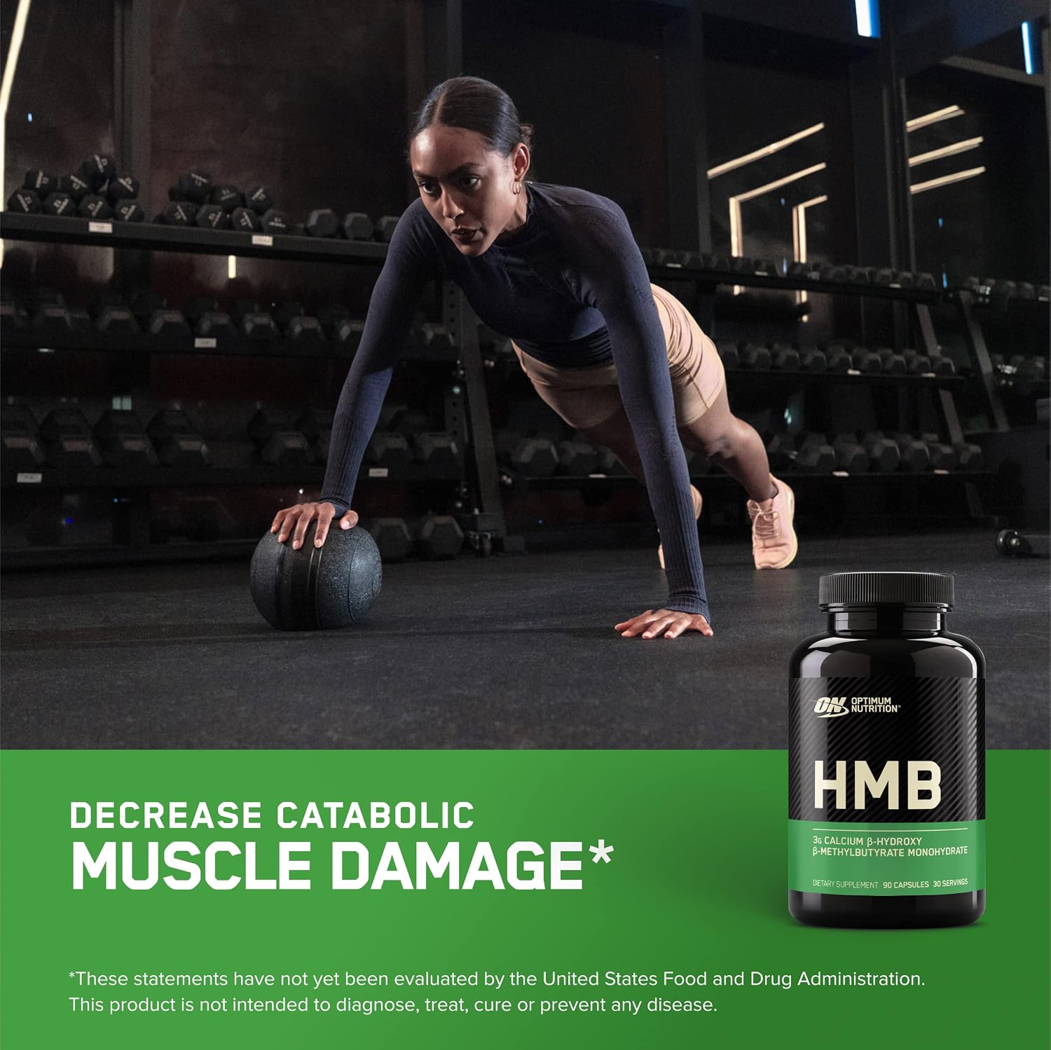 کپسول HMB Optimum Nutrition، 30 وعده، 90 کپسول