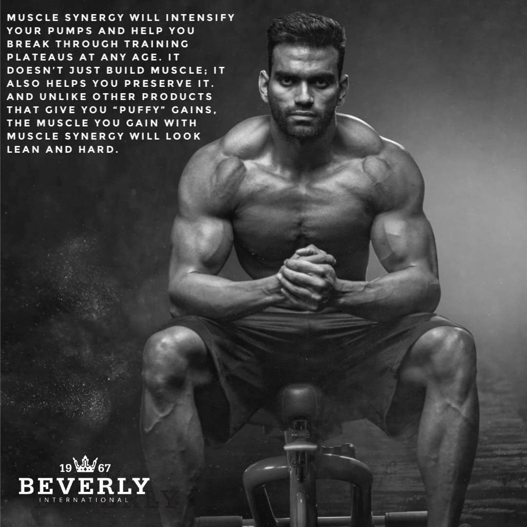 پودر کراتین و HMB Beverly International مدل Muscle Synergy، 15 وعده، 240 قرص